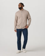 Denver Full Zip Sweater | Willow Grey