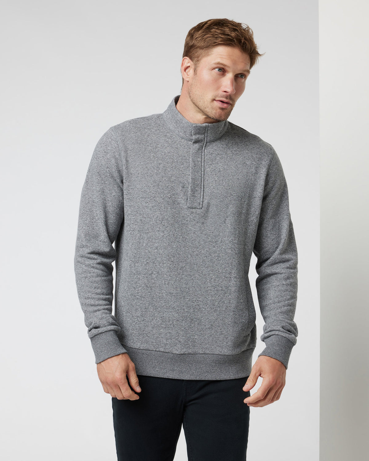 Cypress Quarter Zip | Heather Grey