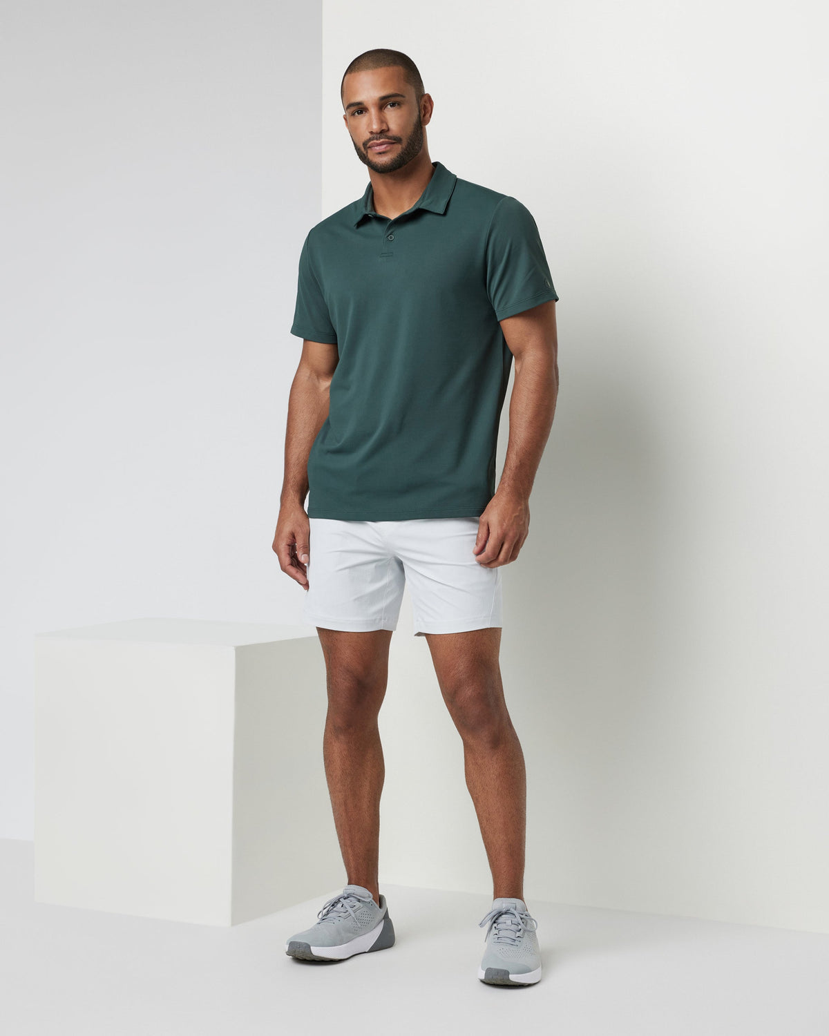 Crosscourt Short Unlined 7 | Frost Grey