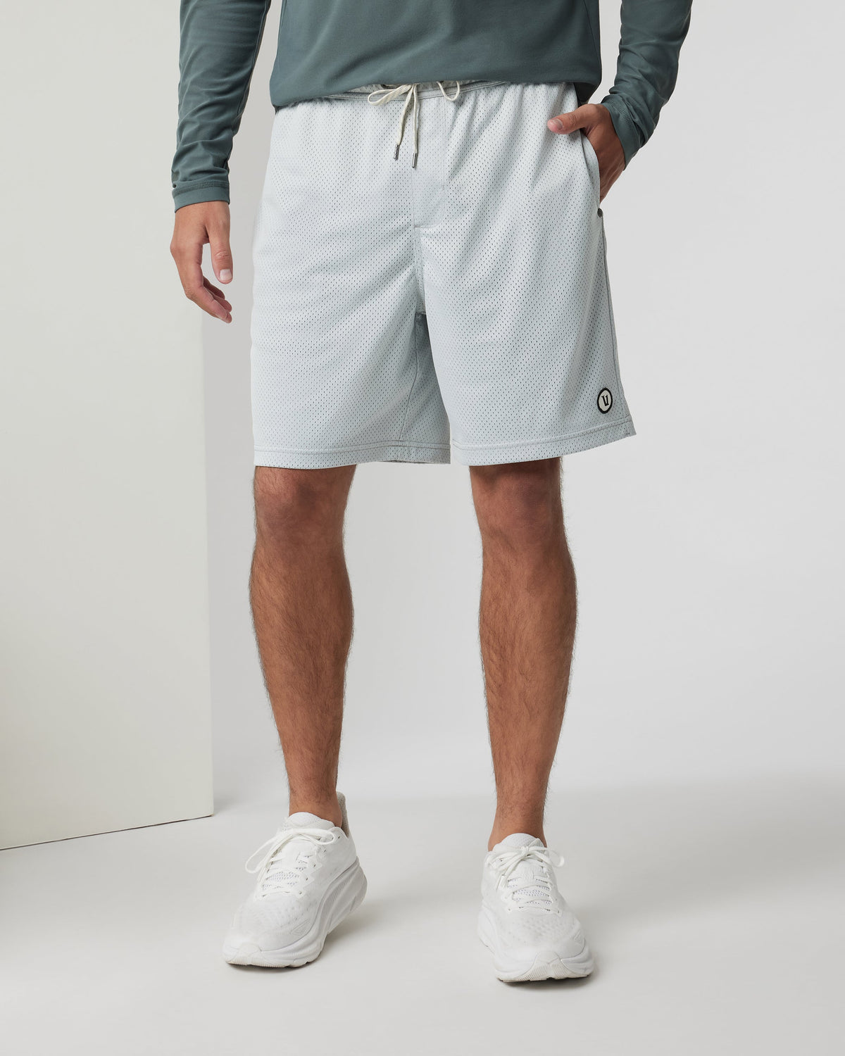 Endline Mesh Short | Sky Grey
