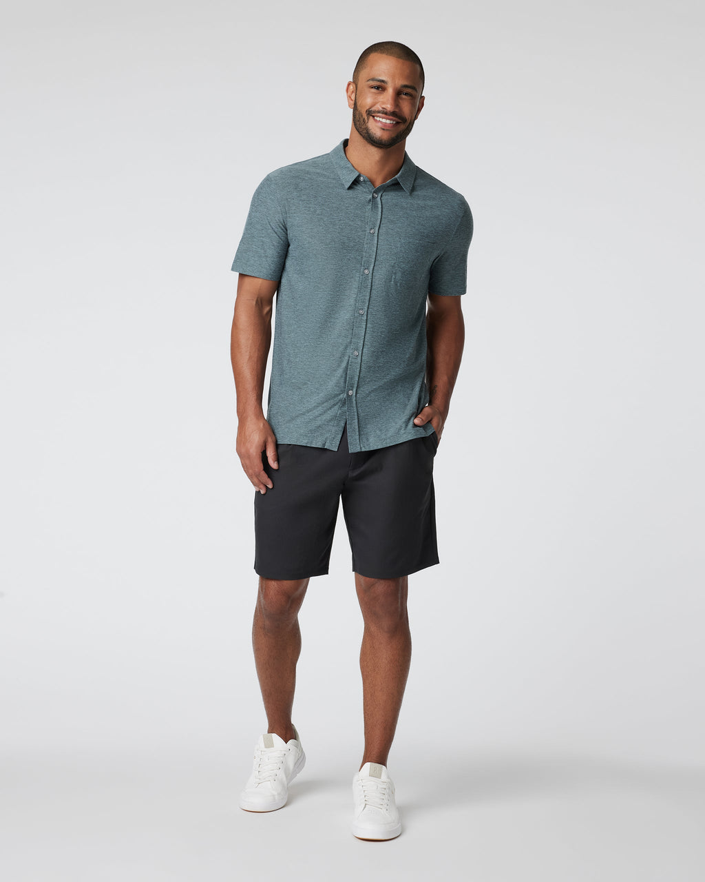 Cascade Elastic Waist Short | Black