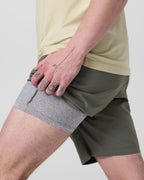Kore Everyday Short Lined 7 | Dark Oregano