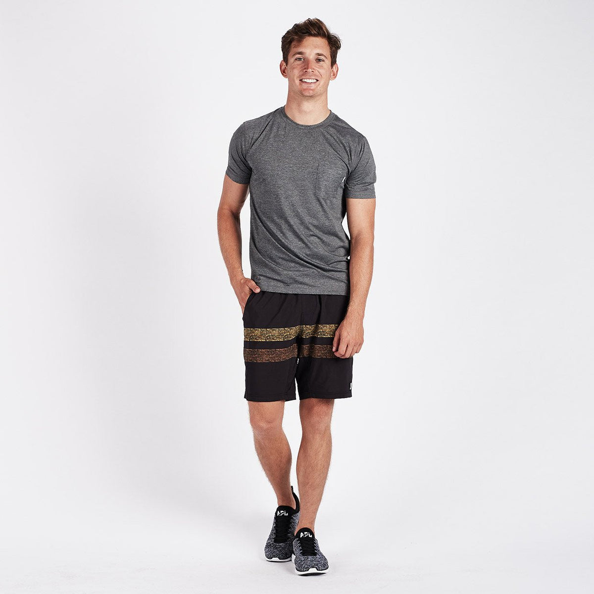 Kore Short | Black Saffron Texture