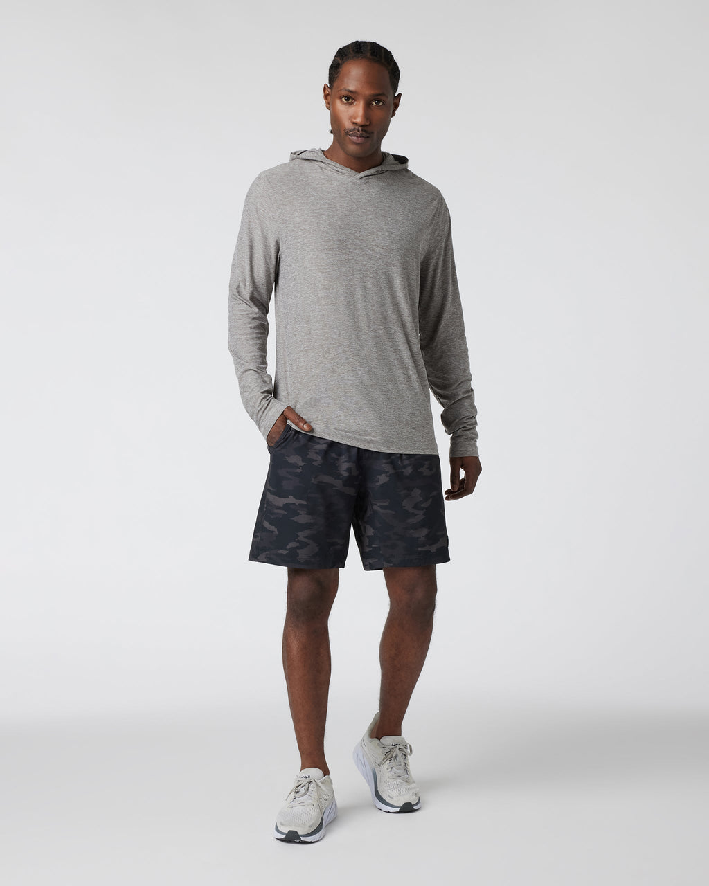 Kore Short Lined 7 | Black Watercolor Camo