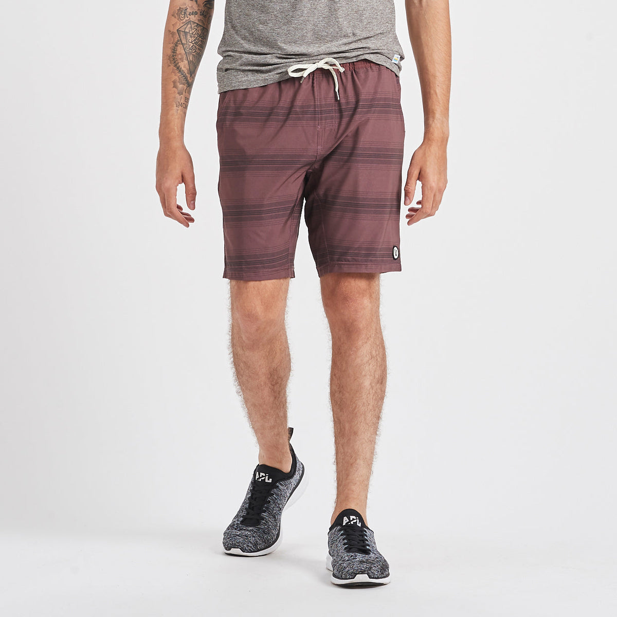 Kore Short | Fig Black Stripe