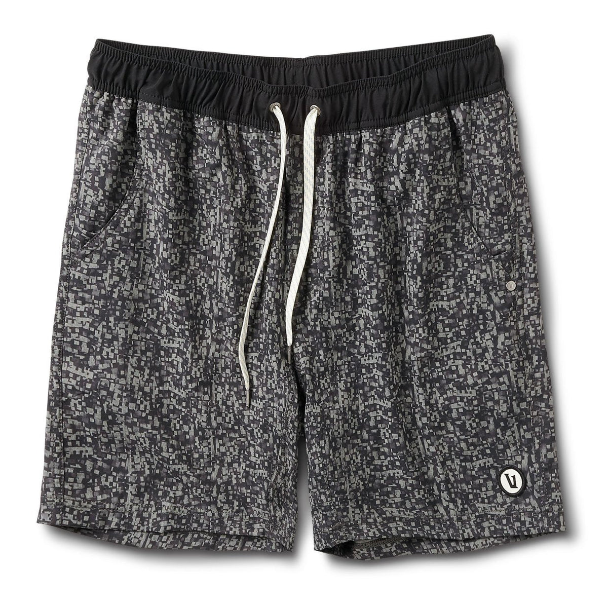 Kore Short Lined 7 | Grey Linen Texture Digital