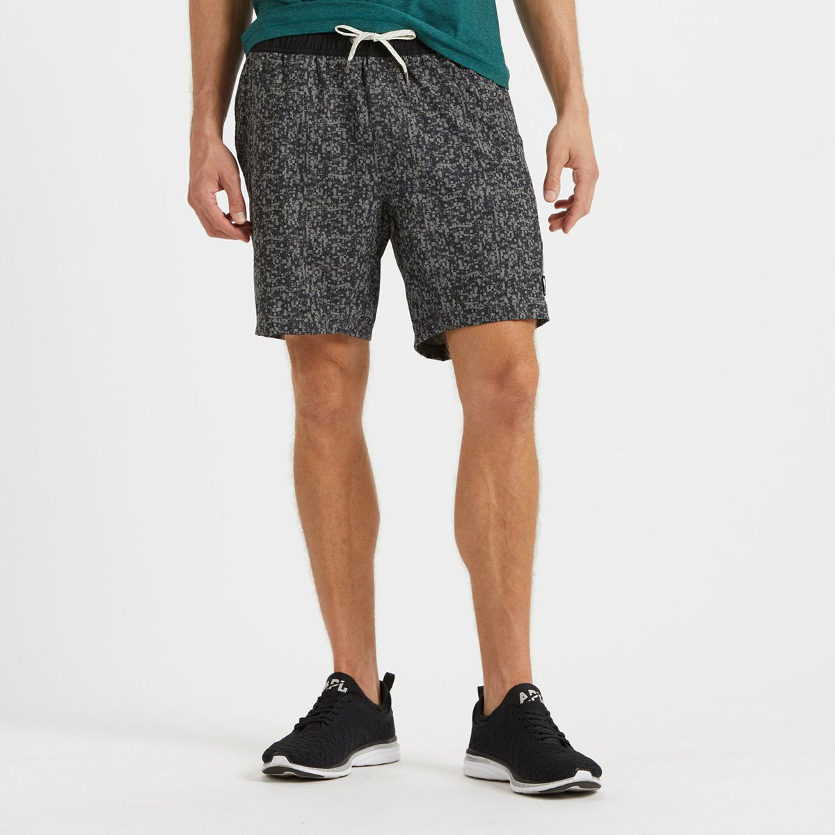 Kore Short Lined 7 | Grey Linen Texture Digital