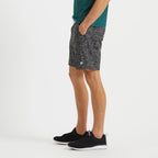 Kore Short Lined 7 | Grey Linen Texture Digital