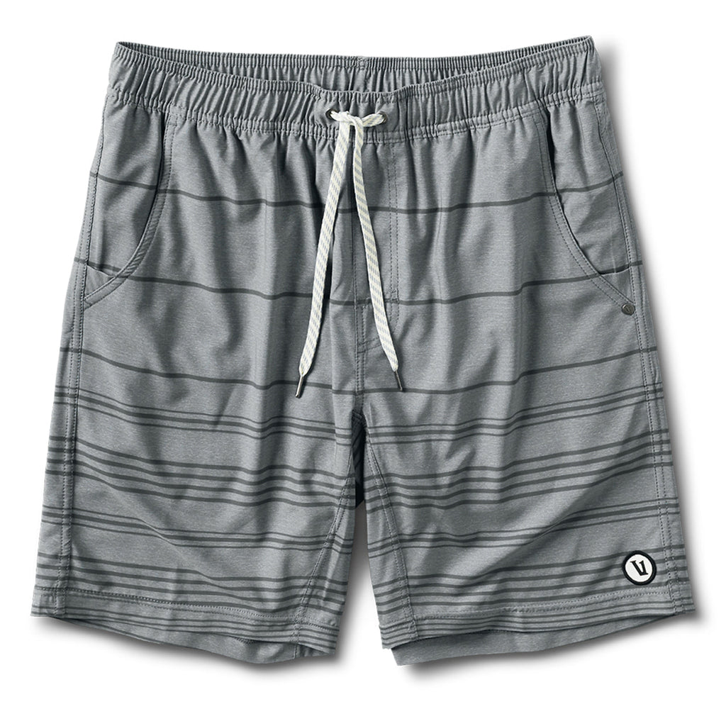 Kore Short | Grey Linen Stripe