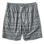 Kore Short | Grey Linen Stripe