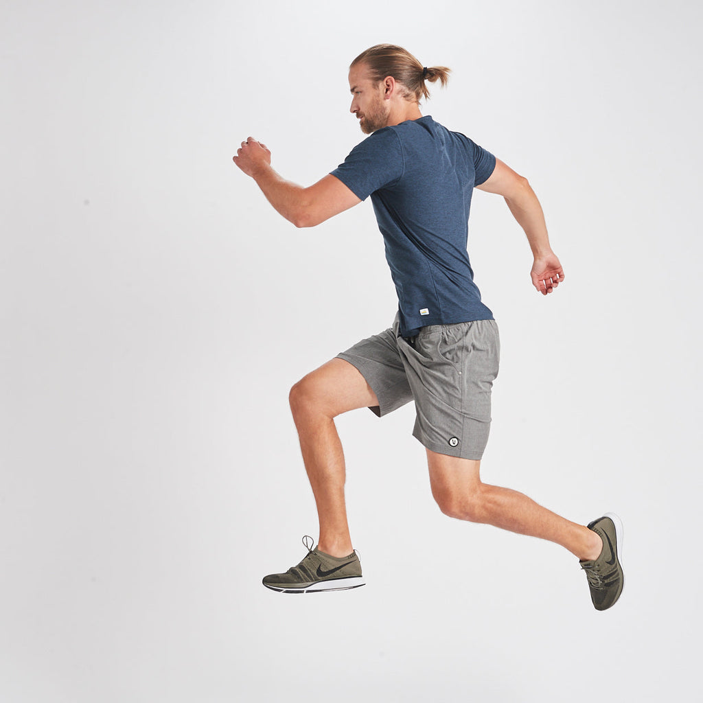 Kore Short | Grey Linen Texture