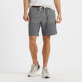 Kore Short Lined 7 | Grey Varied Stripe