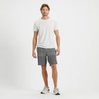 Kore Short Lined 7 | Grey Varied Stripe
