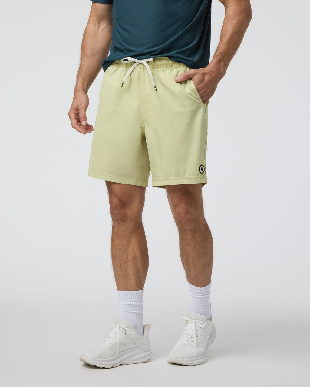 Kore Short Lined 7 | Pale Citron
