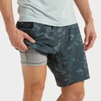 Kore Short Lined 7 | Patina Watercolor Camo