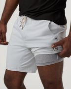 Kore Short Lined 7 | Sky Grey