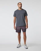 Kore Short Lined 7 | Sangria Texture Block