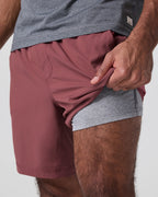 Kore Short Lined 7 | Saltwater Red