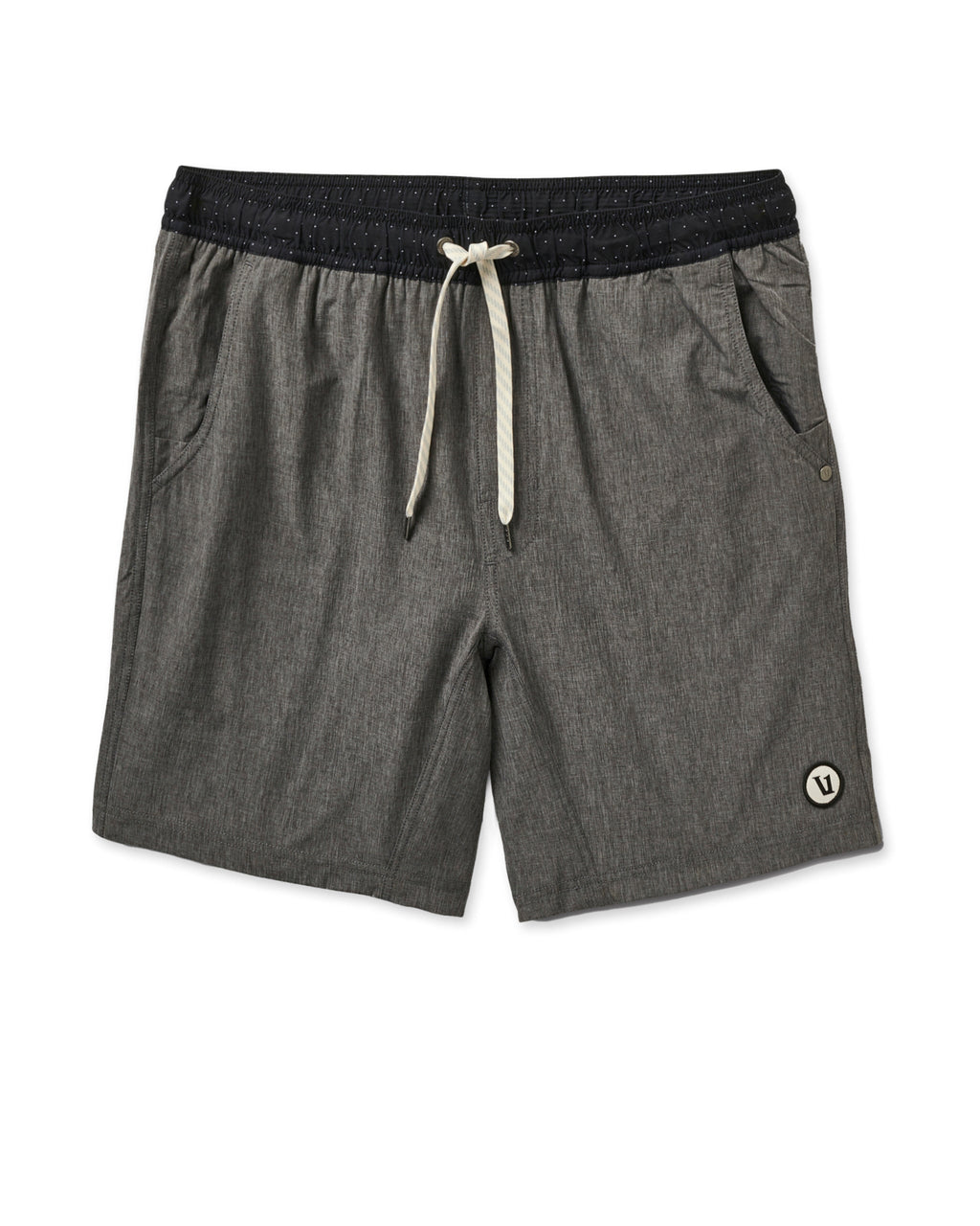 Kore Short Lined 7 | Vintage Charcoal Linen Texture