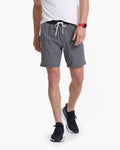 Kore Short Lined 7 | Vintage Charcoal Linen Texture