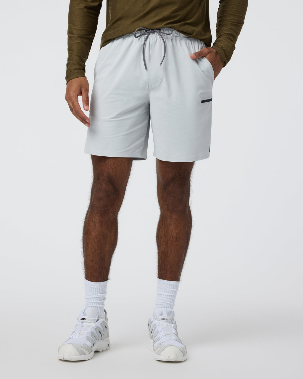 Grafton Short Unlined 7 | Sky Grey