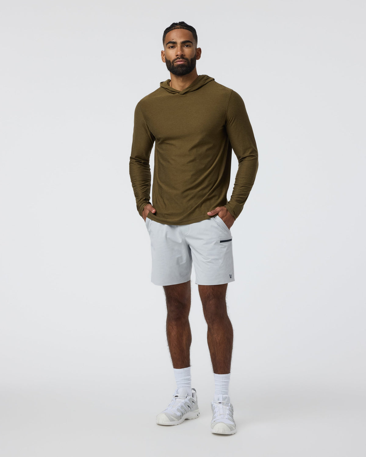 Grafton Short Unlined 7 | Sky Grey