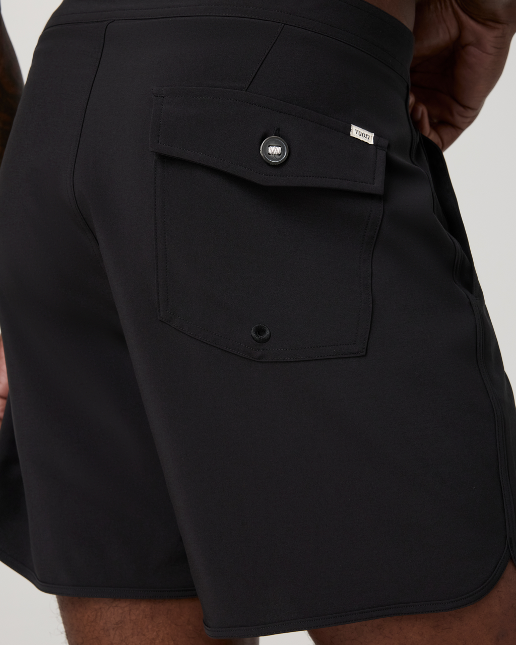 Cruise Boardshort 5 | Black Solid Waistband