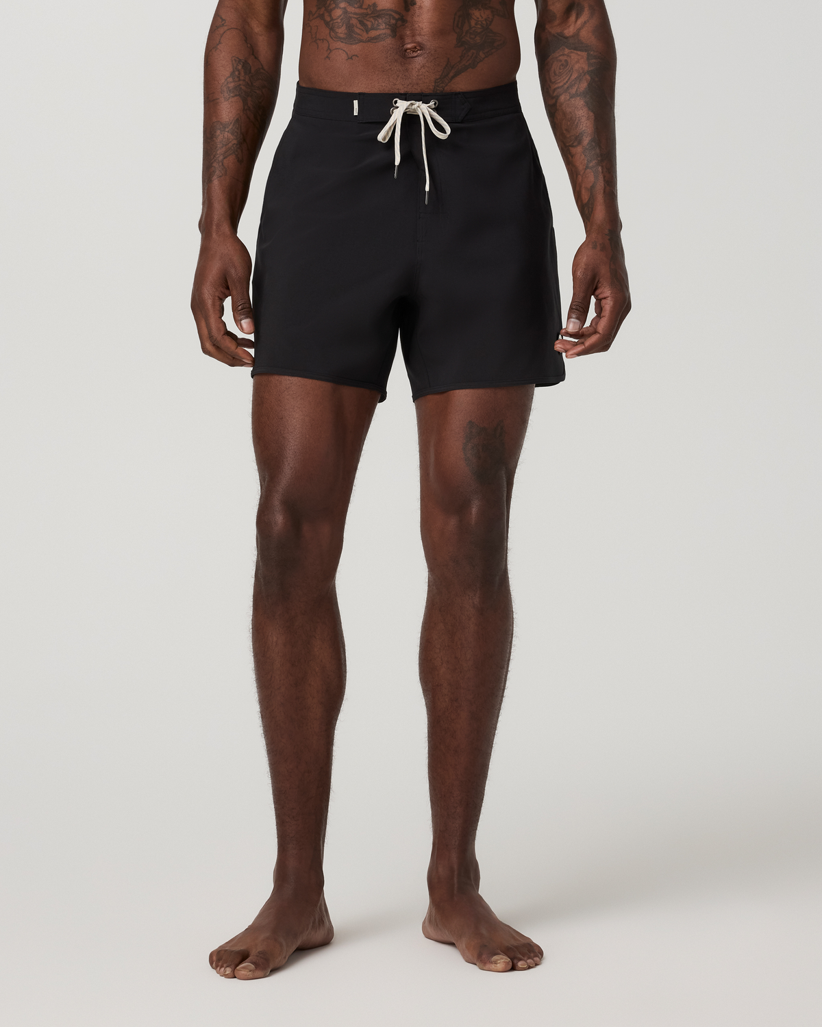 Cruise Boardshort 5 | Black Solid Waistband