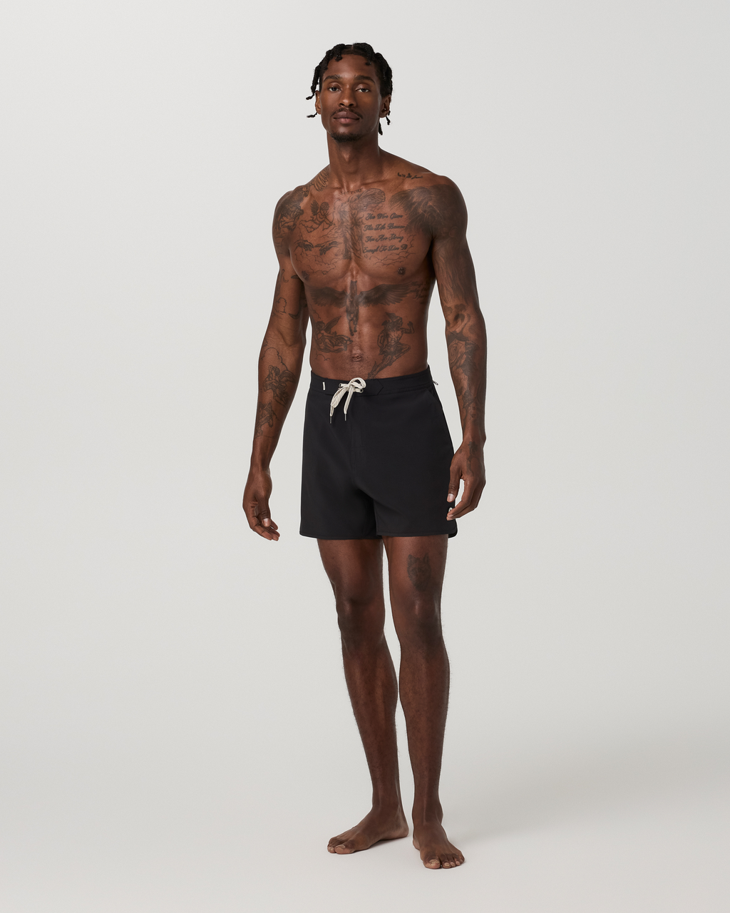 Cruise Boardshort 5 | Black Solid Waistband