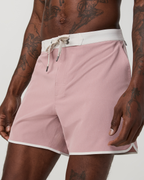 Cruise Boardshort 5 | Mauve Linen Texture