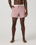 Cruise Boardshort 5 | Mauve Linen Texture