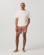 Cruise Boardshort 5 | Vintage Red Palm Shadow