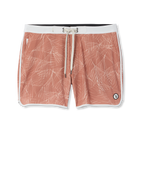 Cruise Boardshort 5 | Vintage Red Palm Shadow