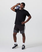 Kore Short X1 Lined Classic Fit 7 | Black/Dark Pewter/Salt