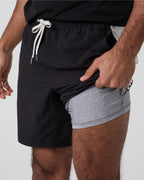 Kore Short X2 Lined 7 | Black/Salt/Amethyst Grey