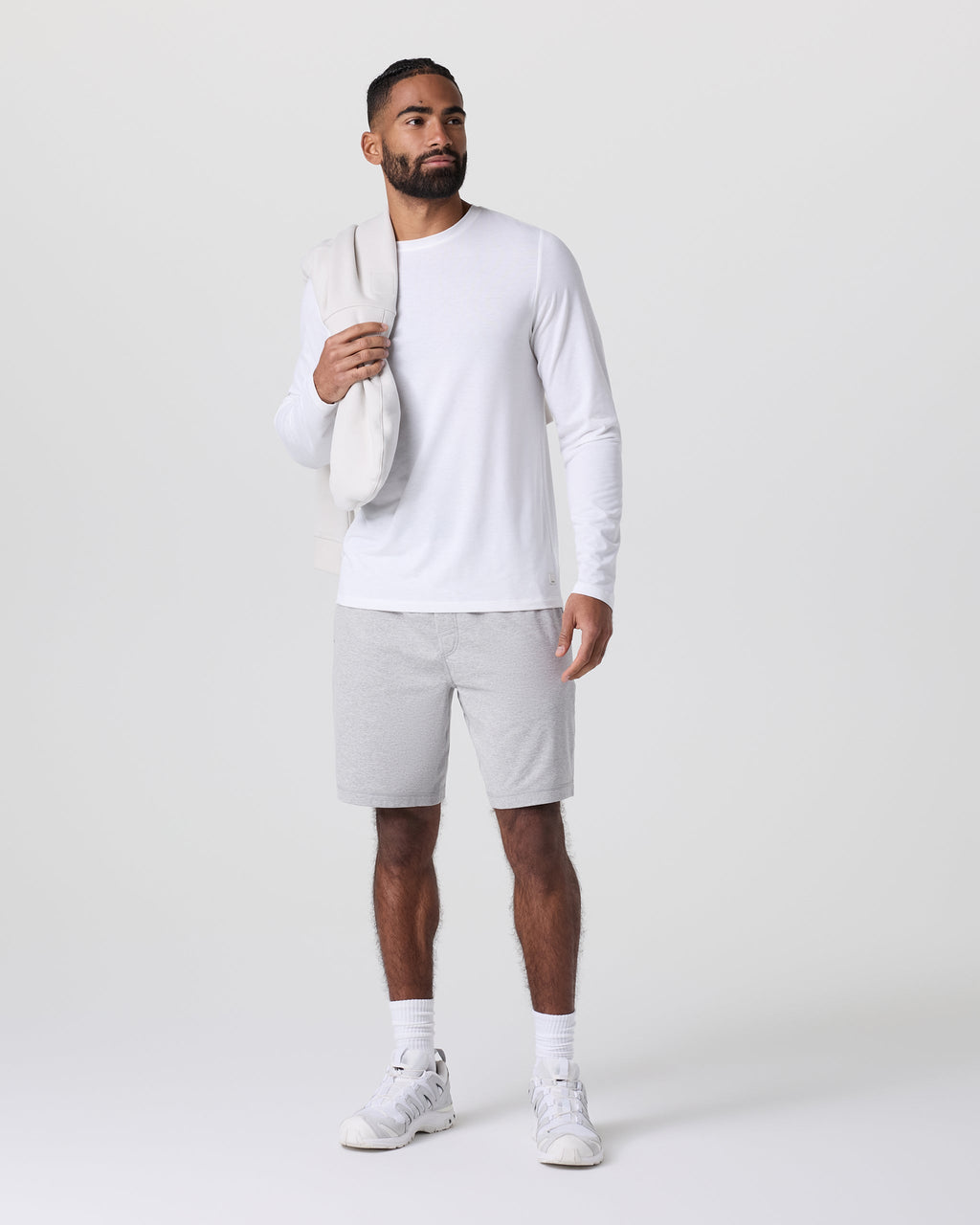 Coronado Short 8 | Light Heather Grey