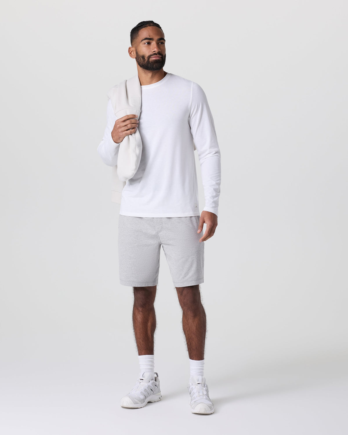 Coronado Short 8 | Light Heather Grey