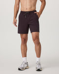 Grafton Short Lined 7 | Raisin