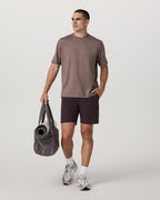 Grafton Short Lined 7 | Raisin