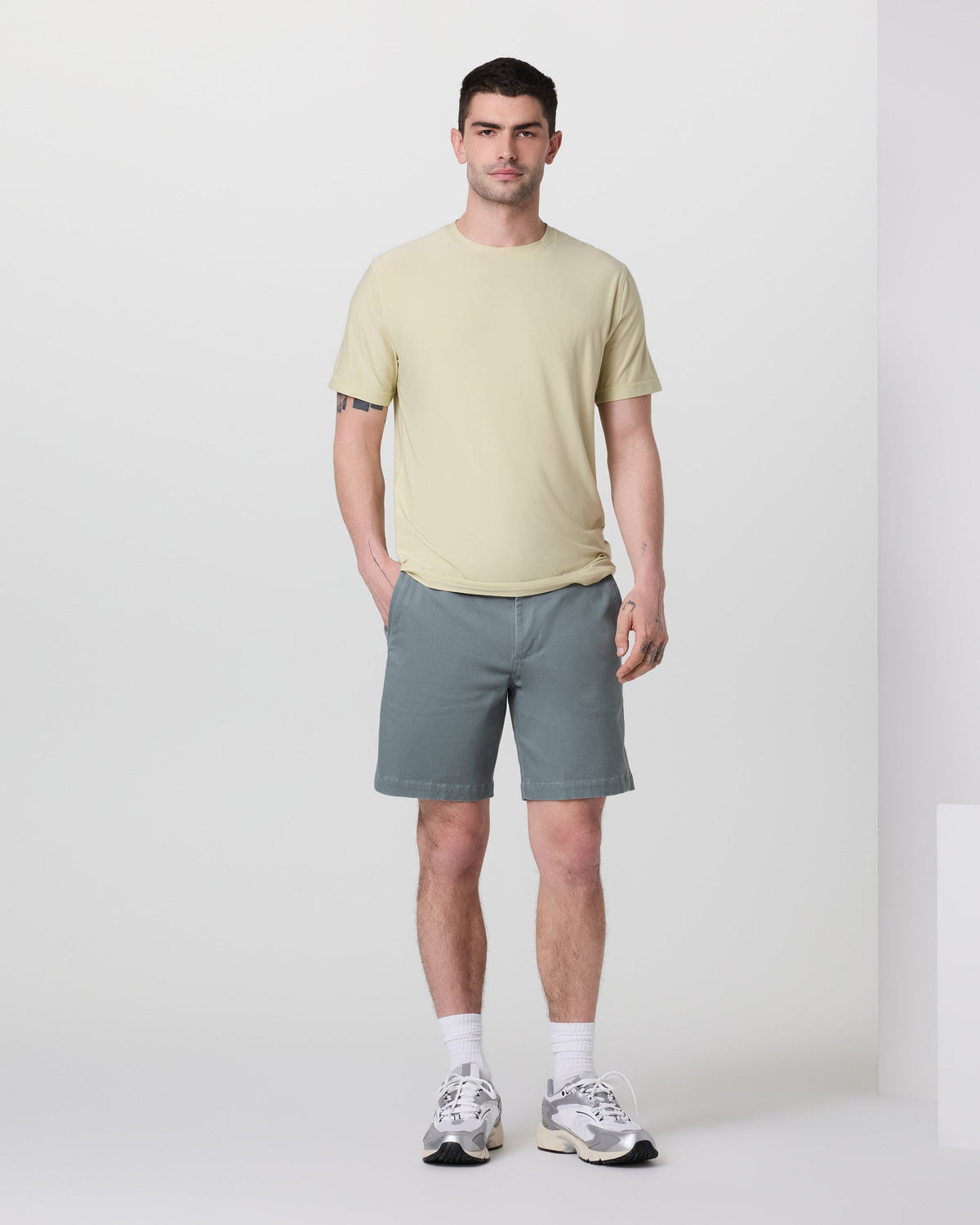 Fletcher Chino Short 8 | Dusty Blue