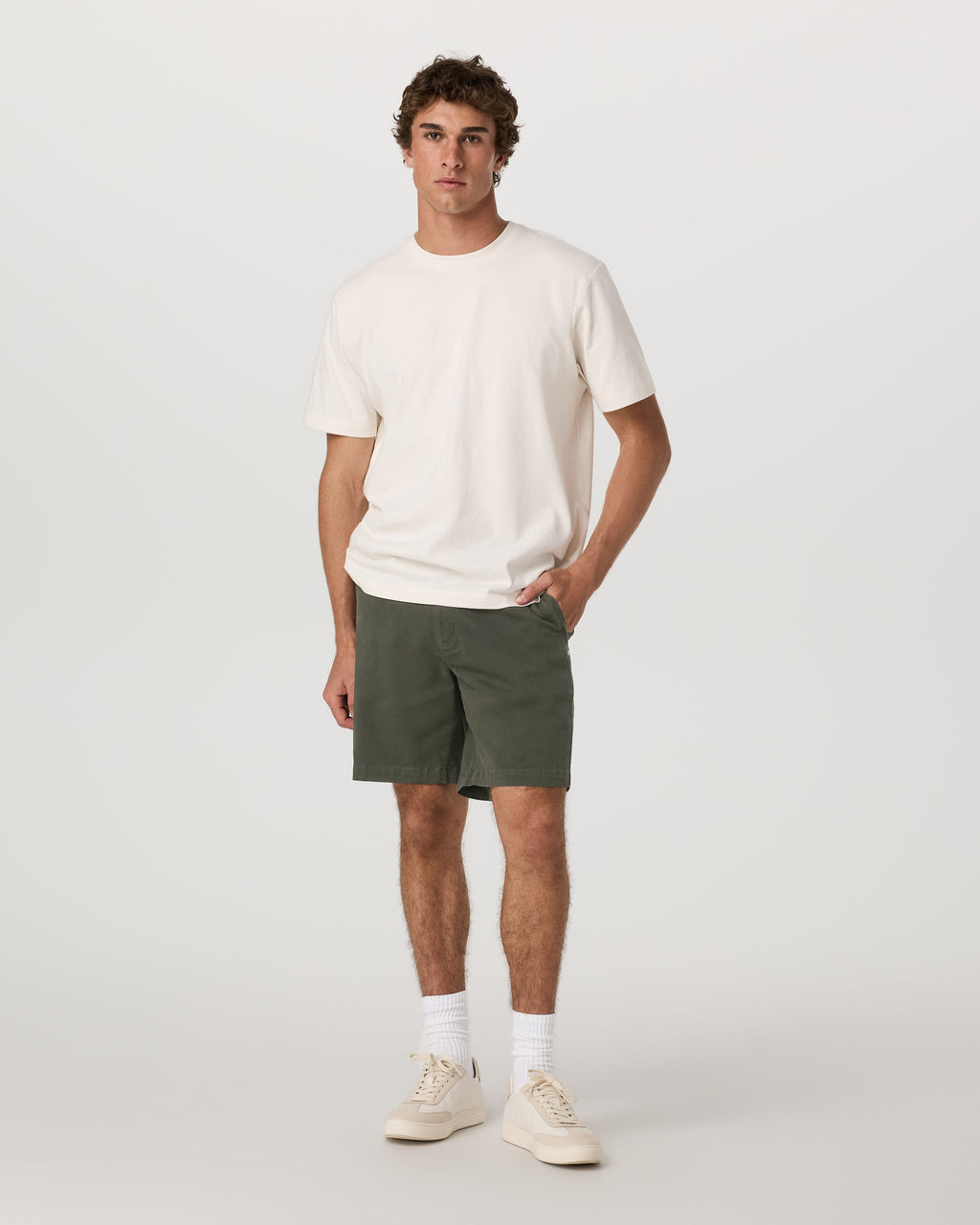 Fletcher Chino Short 8 | Dark Oregano