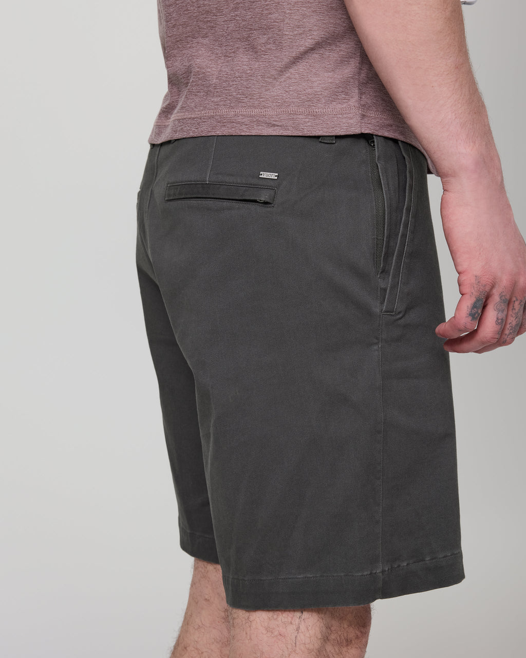 Fletcher Chino Short 8 | Dark Pewter