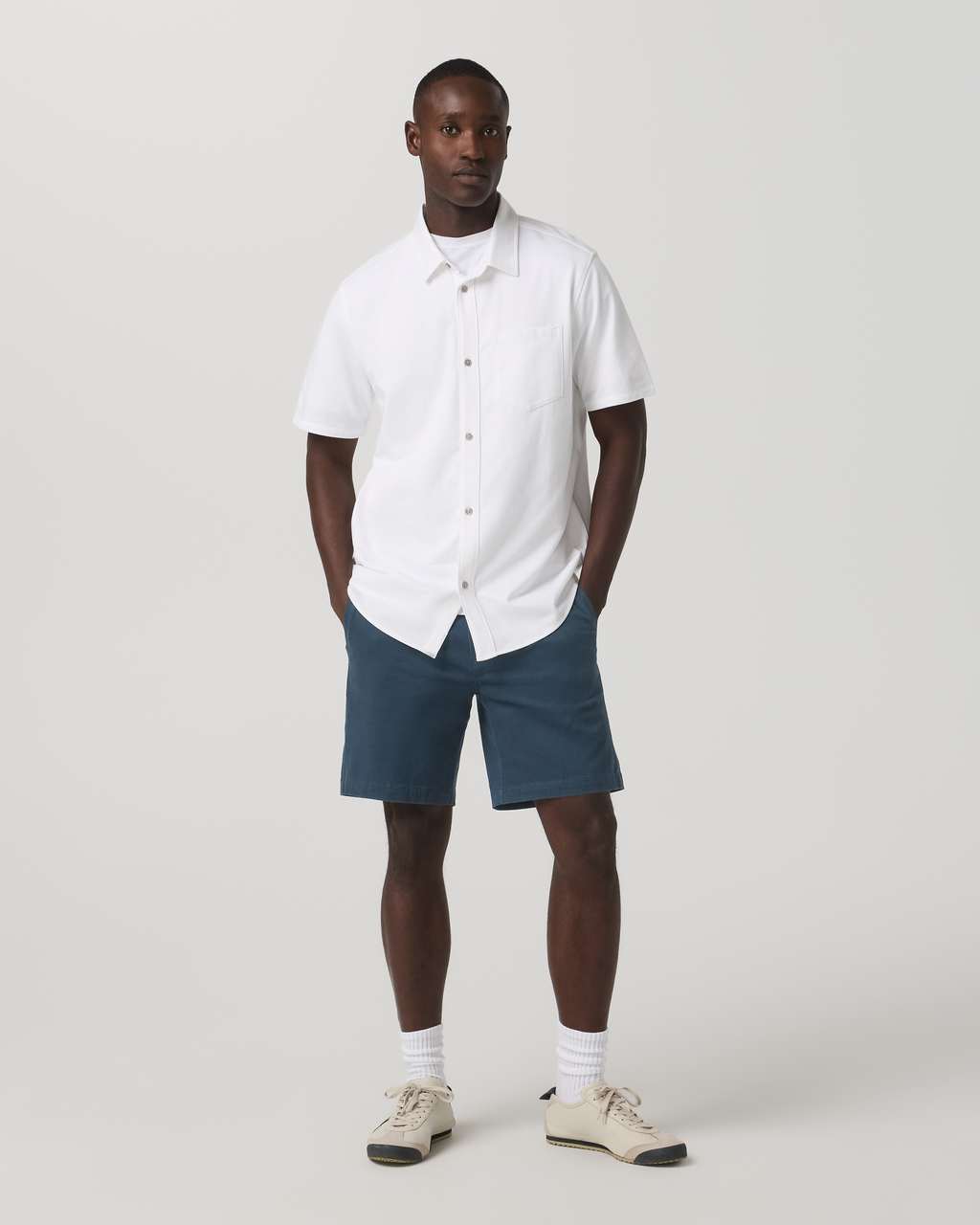 Fletcher Chino Short 8 | Ocean Blue