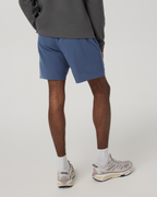 Banks Session Short Unlined 7 | Azure Linen Texture