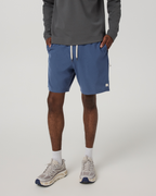 Banks Session Short Unlined 7 | Azure Linen Texture