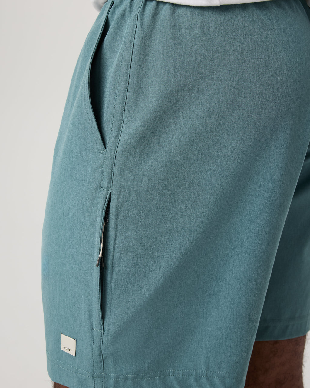 Banks Session Short Unlined 7 | Bluegrass Linen Texture