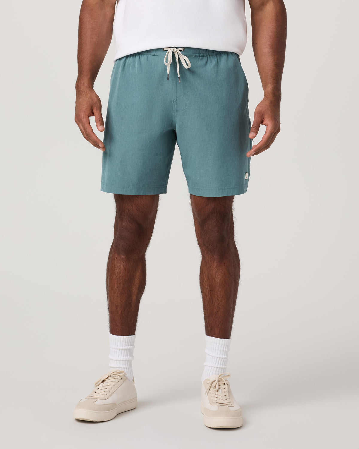 Banks Session Short Unlined 7 | Bluegrass Linen Texture