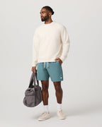 Banks Session Short Unlined 7 | Bluegrass Linen Texture