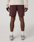 Banks Session Short Unlined 7 | Boysenberry Linen Texture