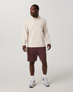 Banks Session Short Unlined 7 | Boysenberry Linen Texture